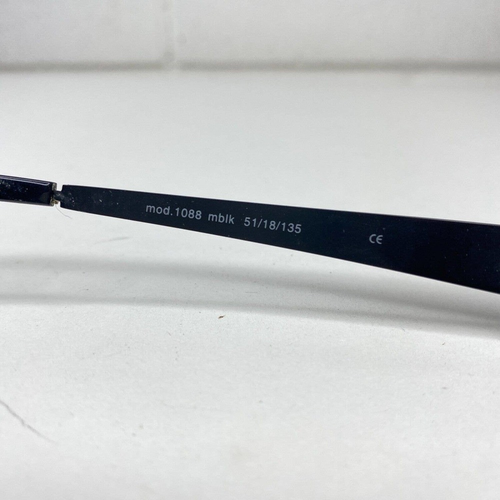 Eco Optics mod.1088 mblk‎ Eyeglasses Frames Black Half rim Rectangle H2628 - Picture 5 of 7
